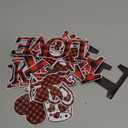 Ferraycle 30 Pcs Magnetic Valentine Garage Door Decorations Heart Garage Door Magnets Love Decor Car Magnets Stickers Refrigerator Decals(Buffalo Plaid)