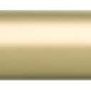 Umbra Cappa Curtain Rod, Includes 2 Matching Finials, Brackets & Hardware, 66 to 120-Inches, Gold