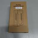 No Drill Adhesive Video Doorbell Mount Compatible for Ring/Blink Video Doorbell, Not Block Doorbell Sensor, QIBOX Anti-Theft Camera Mount Bracket Cover Holder (Black)