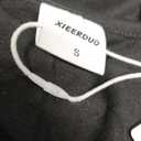 XIEERDUO Long Sleeve Shirts for Women V Neck Fall Tops Basic Tunic Tops Loose Fit Dressy 2025 S, Black