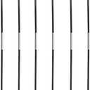 DOKEHOM [6 Pack] 26.5-Inches Fiberglass Rods for 150L Laundry Hamper (Black)