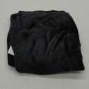 JIAHANNHA Flannel Fleece Blanket Throw Size(50 by 60 Inches), Black Throw Blanket for Couch Sofa Bed 280GSM, Super Soft Plush Cozy and Lightweight Warm Bed Blanket for All Season