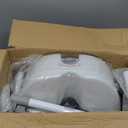 Raised Toilet Seat with Handles for Elderly - Toilet Seat Risers for Seniors with Adjustable Padded Arms - Elevated Toilet Safety Seat for Standard or Elongated Commode