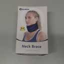 Neck Brace for Sleeping - Cervical Collar Relief Neck Pain and Neck Support Soft Foam Wraps Keep Vertebrae Stable for Relief of Cervical Spine Pressure for Women & Men Blue(M, 12.6-15.8 inch)