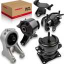 Fit for Honda Odyssey 3.5L 1999 2000 2001 2002 2003 2004 Engine Motor Mounting Transmission Mount Set 5pcs A4519HY A4518 A6552 A6582 A6579