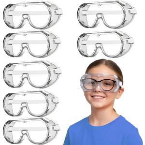 7 Pieces Kids Science Goggles Bulk, Lightweight Polycarbonate Lenses and PVC Frame Kids Safety Goggles