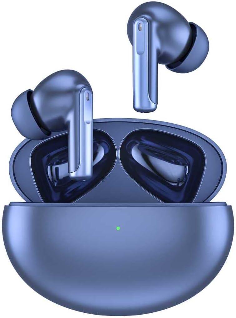 Wireless Bluetooth Earbuds XY-70, TWS Earbuds with 24Hr Playtime, ANC ENC Dual Noise Cancelling (Blue)