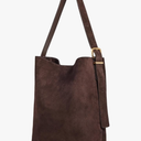 Madewell Women's The Essential Bucket Tote in Suede
