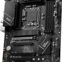 MSI PRO B760-P WiFi DDR4 ProSeries Motherboard - Supports 12th/13th/14th Gen Intel Processors, LGA 1700, DDR4, PCIe 4.0, M.2, 2.5Gbps LAN, USB 3.2 Gen2, HDMI/DP, Wi-Fi 6E, Bluetooth 5.3, ATX