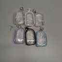 Harloon 6 Pcs Clear Figure Display Bag with Keychain for Doll Zipper Clear Pouch Keychain Display Case Portable Hanging Blind Bag Small Doll Storage Box Gift for Friend 2.5 x 4 Inch(Door Shape)