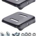 (2 pcs) Skid Shoe 309016E701MA with Hardware for Briggs & Stratton Craftsman Murray Sears Black