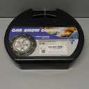 Snow-Chains Auto Fixing 1 Min Quick Fit Easy Installation Tire-Chains, Portable Reusable Universal Emergency Tire Traction Chain for Passenger Car, Pickup Trucks and SUV, Set of 2