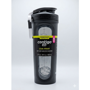 Contigo Fit Leak-Proof Shake & Go Mixer Bottle 28 oz Sake Color