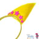 2 x LUV HER Kids' Trolls World Tour Headband with Wig for Girls - Costume Accessories - Ages 3+ (Yellow)
