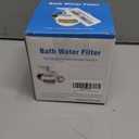 Bath Filter for Tub - Kinder Water Filter for Bathtub, Hard Water Softener to Remove Lead,Chlorine and Fluoride, Improve Skin, Hair and Nails Condition,Chrome