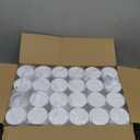 72 Pcs Plastic Jars, 4 OZ Plastic Jars with White Lids Round Clear Storage Containers Jar Leak Proof Slime Containers with Lids for Travel Refillable Slime Storage Jar for Beauty Product