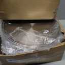 Baderke 6 Set 11.8" Chilled Serving Tray for Parties with Compartments Ice Chilled Party Platter Charcuterie Serving Board Cold Dish Dip for Fruit Seafood Vegetable Shrimp Cocktail (Natural)