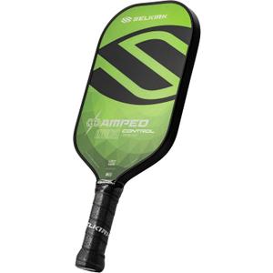 Selkirk Sport Amped Pickleball Paddles | Assembled in The USA | Amped Control or Amped Pro Fiberglass Pickleball Paddle | Unrivaled Precision & Control (Invikta (Elongated Shape), Control | Green | Lightweight)