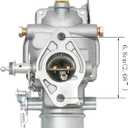 Carburetor 1103-0004 Replacement for Ford 1965-1974 New Holland Tractor 3000 Series 3 Cyl Replace# 13916, C5NE9510C, C5NN9510M, D3NN9510B