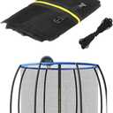 Trampoline Safety Replacement Net, Trampoline Guard Nets for 12FT Using Round Frame with Top Ring Enclosure System, Net Only