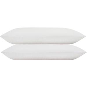 RejuveNite American Talalay Latex Pillows - Medium Support, Queen High Profile, Dual Set - 100% Cotton Sateen Covers Made in USA