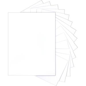 40 Sheets White Cardstock 8.5 x 11 Printer Paper, 75lb White Paper Card Stock for DIY Card Making, Thank You Cards, Business Cards, Wedding Invitations, Certificates, Menus