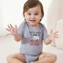 Loveternal Neutral Baby Girls Boys Cotton Romper Cute Saying Newborn Clothes 0-12 Months (Gray-22)