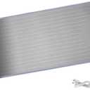 DOGNESS Rechargeable Pet Shock Mat, 59"x15" Safe Cat Scat Repellent Mat Electronic Training Pads Keep Dogs and Cats Off Couch, Bed, Indoor Cat Deterrent Mats (Grey)