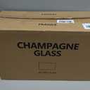 6Oz Champagne Glasses Set of 16 Tall Classic Champagne Flutes with Long Stem, Dishwasher Safe, Sparkling Wine Glasses for Wedding, Restaurant, Bar, Toasting, New Year's Eve, 185ML