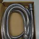 Shower Hose, 79 Inches Extra Long Stainless Steel Handheld Shower Head Hose with Brass Insert and Nut - Durable and Flexible(Chrome)