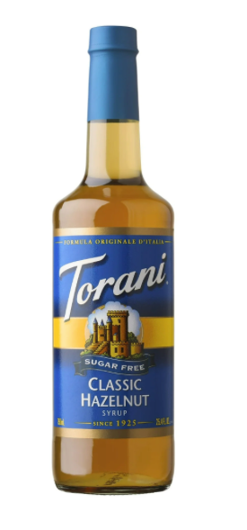 Torani Syrup, Classic Hazelnut, 25.4-Ounce Bottles (Pack of 1)