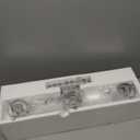 DORESshop 3-Light Chrome Bathroom Vanity Light - Transitional Design with Opal Glass Shades