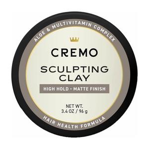 Cremo Hair Styling Clay, Premium Barber Grade Sculpting Clay for Hair Styling, 3.4 Oz
