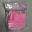 140PCS Magical Paste Theme Birthday Party Plates Napkins Forks Supplies Tableware Set Disposable Decoration for Girl Birthday Party or Baby Shower, Serves 20 Guests