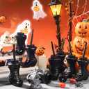 Hoolerry 24 Pack Halloween Witch Shoes Cup with Straw and Lids Witch Party Favors 10 oz Reusable Plastic Black Boots Cups for Birthday Halloween Themed Party Supplies Decoration Gifts