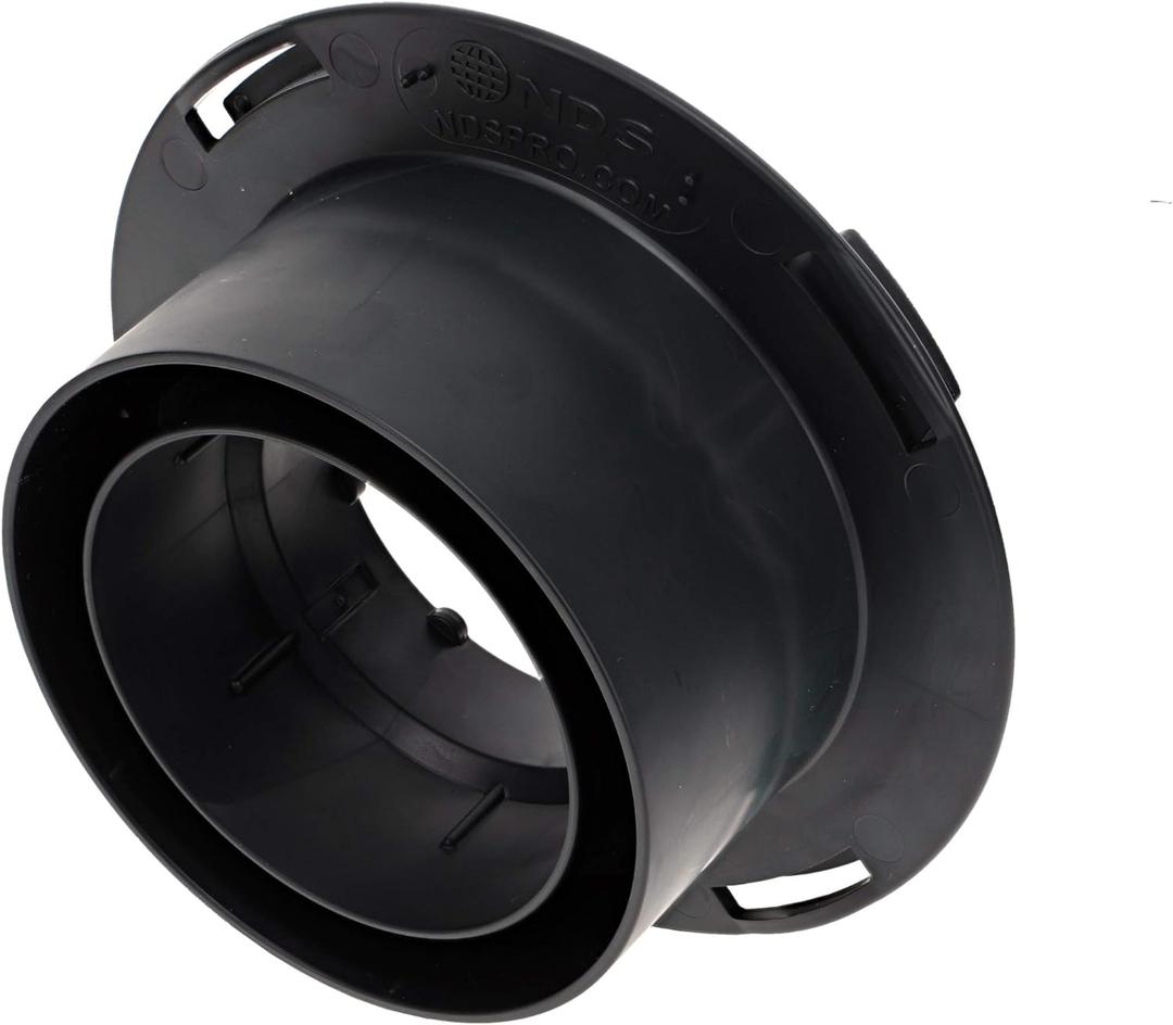 NDS 1243 Outlet Adapter for Catch Basin, Fits 3 in. & 4 in, No Size, Drain Pipes