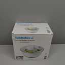 Electric Round Salad Spinner 4Qt  Hands-Free Drying with Large Capacity, Stable Balanced Spinning for Crisp Greens