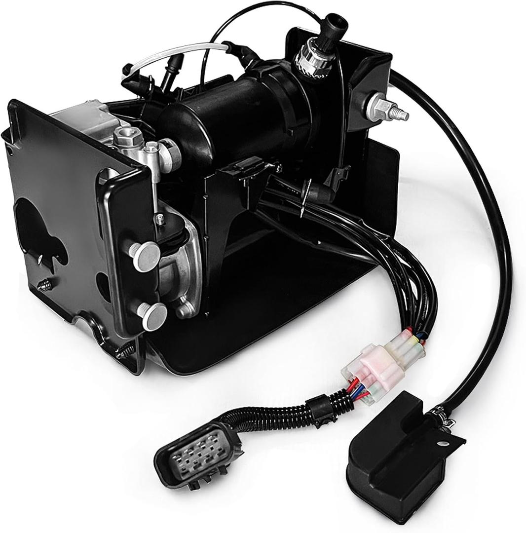 Air Suspension Compressor Compatible with 2015-2020 Cadillac Escalade ESV Chevy Suburban Tahoe GMC Yukon XL OEM Number Replace 23316154, 23282712, 22797525, 23232591