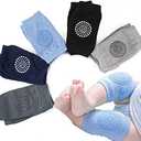 Baby knee Pads for Crawling - Anti Slip Unisex Baby Knee Protectors - Toddler Knee Pads Gift Idea for Baby