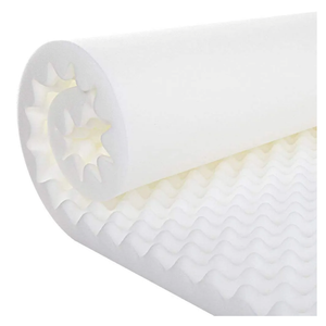 Gilbin Foam Mattress Topper, Egg Crate Foam Pad, Mattress Topper Convoluted Cot Size