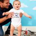 Loveternal Neutral Baby Girls Boys Cotton Romper Cute Saying Newborn Clothes 0-12 Months (White)