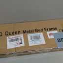 Queen Size 7 Inch Low Profile Metal Platform Bed Frames, Adjustable Length