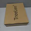 TreeLen Long Handle Broom and Dustpan Set,Upright Dust Pan Combo for Home, Kitchen, Room, Office, Lobby Floor Use Without Bending