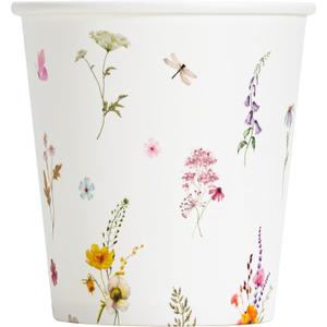 Crisky 300 Pack 5oz Paper Disposable Bathroom Cups Small Mouthwash, Elegant Floral Design, Hot/Cold Beverage Coffee, Dessert for Birthday Parties, Home-use, Picnics, Ceremonies