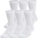 Under Armour Unisex Adult Training Cotton Crew Socks (6 Pairs), Large