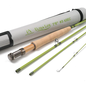 Maxcatch Ultra-Lite Fly Rod for Stream River Panfish/Trout Fishing , Size: 6'0'' 1wt 3pcs