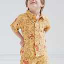 Disney Winnie the Pooh Mickey Mouse Outfit Set Shortall Dress Newborn to Little Kid (3-6 Months)