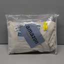 H.VERSAILTEX Thick Durable Linen Look Ottoman Cover Folding Storage Stool Furniture Protector Soft Rectangle Slipcover with Elastic Bottom Fit Length 43"-44" Footrest Washable - Heather Ivory