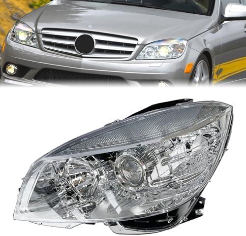 DIBON AUTO Headlight Compatible for Mercedes Benz W204 C Class C300 C230 C350 2008 2009 2010 2011 (Left)