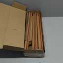 Wood Double Curtain Rod, Boho Decorative Long Dual Curtain Rod 66 to 120 Inch, 1 Inch Adjustable Heavy Duty Rustic Farmhouse Spliced Drapery Rods, Modern Faux Wood Grain Design